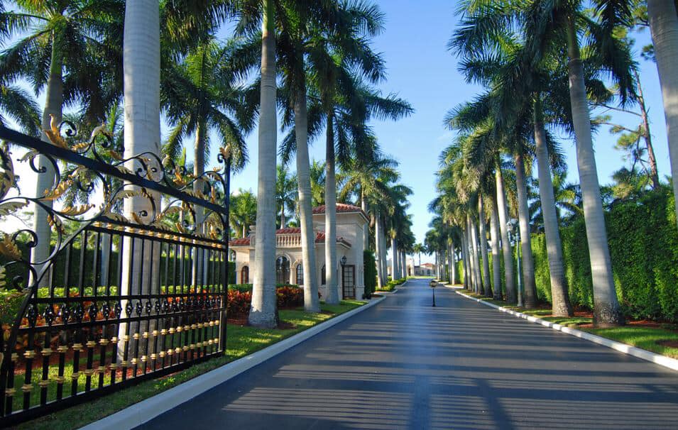 Trump International Golf Club entrance